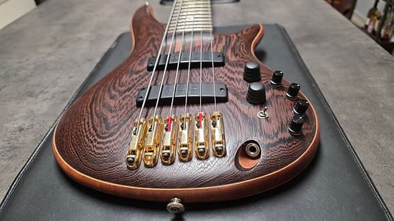 Ibanez SR5006E OL TEAM J. CRAFT Prestige SR 5000 6 String Bass Guitar