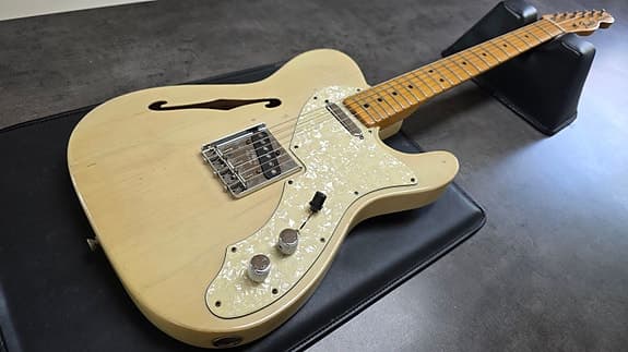 1969 Fender Telecaster Thinline Natural Ash Blonde Vintage Artist Guitar