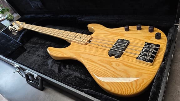 ESP AP-4 Standard Active Precision Bass Professional MIJ Japan Ash Body