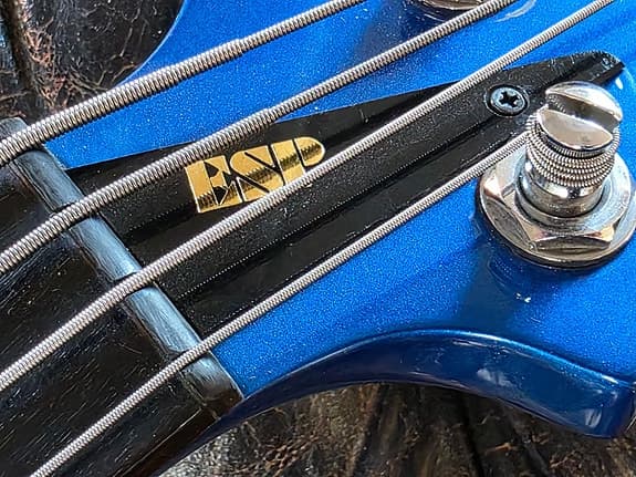 ESP Custom Shop Horizon Bass "The Smurf" Precision Jazz PJ Bass Guitar