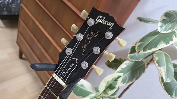 1976 Gibson Les Paul Deluxe Wine Red P90 Vintage 70s Guitar