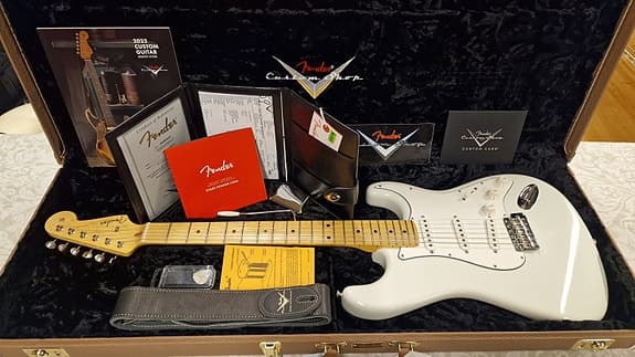 Fender Custom Shop 1959 Stratocaster NOS Olympic White '59 LIMITED EDITION