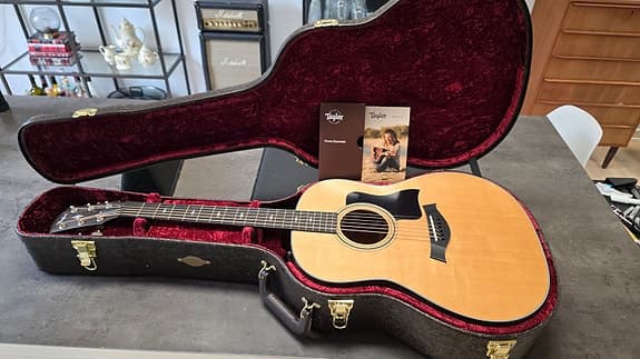 Taylor 317e Grand Pacific USA V-Class American Dreadnaught Acoustic Guitar