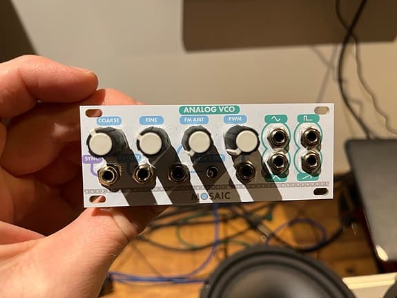 Mosaic Analog VCO eurorack modul