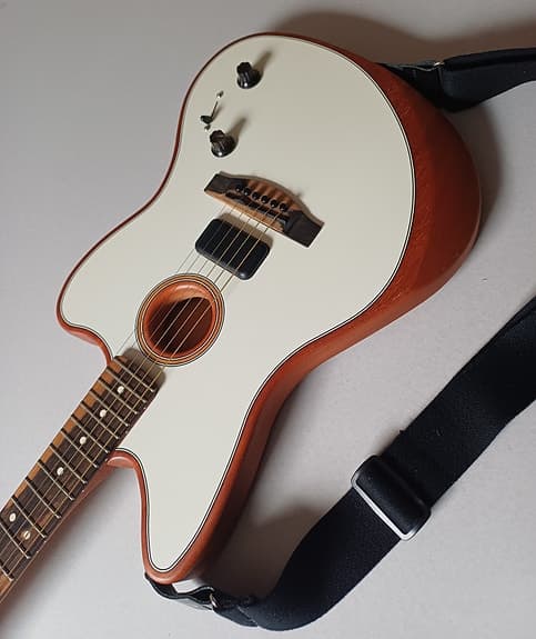 Fender AM Acoustasonic Jazzmaster AW - Arctic White