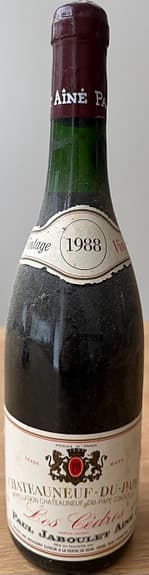 Châteauneuf-du-Pape 1988 – Paul Jaboulet Aîné “Les Cèdres” – vintage vin
