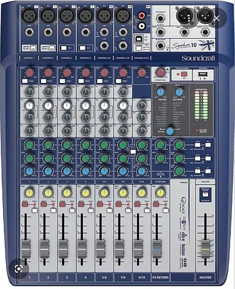 Mixerpult, Soundcraft signature 10