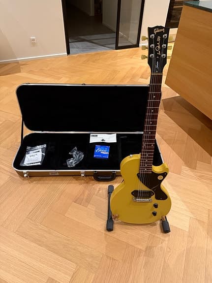 Gibson Les Paul Junior elektrisk guitar gul