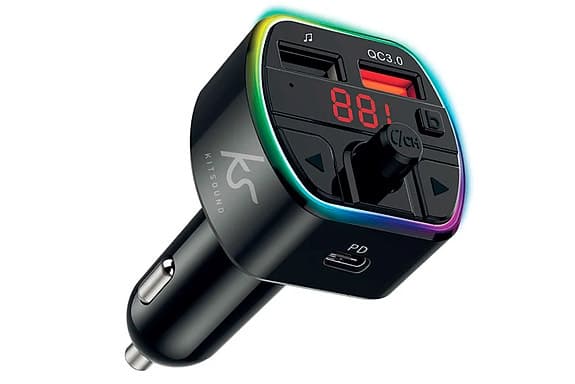 Kitsound Audio Converter BT til FM | Sort