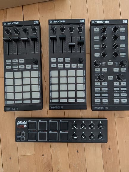 4 stk. DJ controller