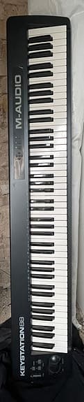 M-Audio Keystation 88 MIDI-keyboard 88 tangenter sort