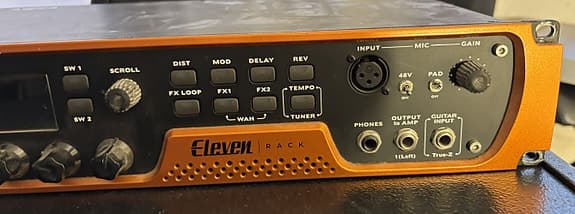 Avid Eleven Rack, guitar effektprocessor