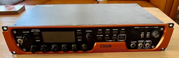 Digidesign Eleven Rack guitar preamp orange
