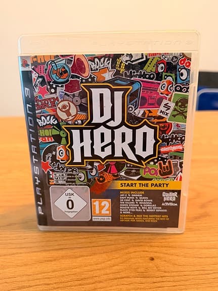 DJ Hero (PS3) – Komplet med manual – Flot stand!