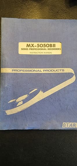 Otari MX-5050 BII Manual og diagrammer
