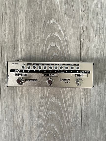 Valeton Dapper Acoustic Mini multieffekt til guitar