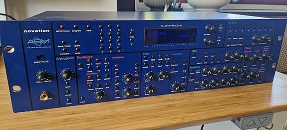 Novation Supernova synthesizer rack