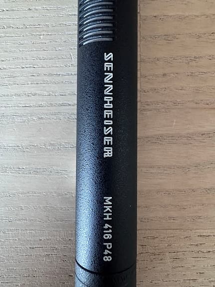 Sennheiser MKH 416 P48 med deadcat