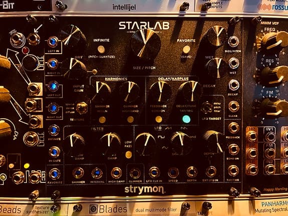 Strymon StarLab eurorack reverb modul i sort