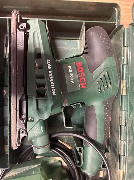 Bosch PSS 200 A rystepudser med microfiltersystem