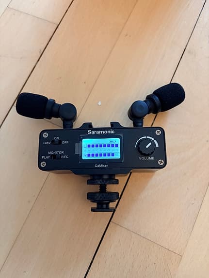 Saramonic CaMixer DSLR Audio Mixer / Mini XLR + Stereo Mikrofoner