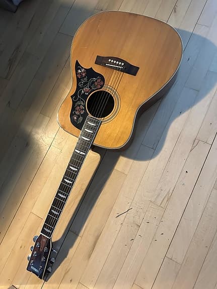 Vintage Yamaha FG-250 Acoustic Guitar