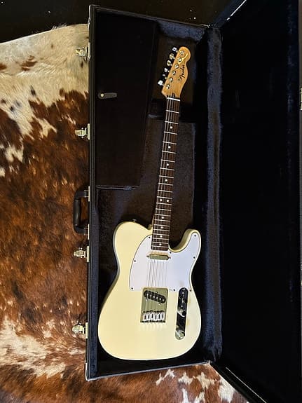 Fender Telecaster elektrisk guitar hvid