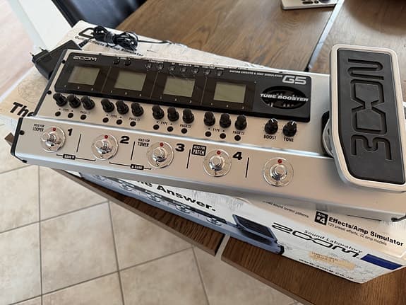Zoom G5 multi-effektpedal til guitar