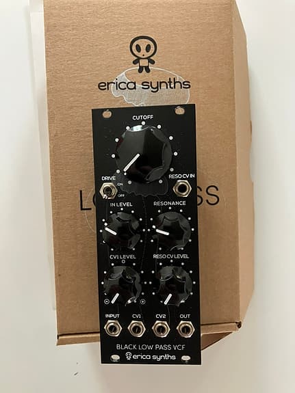 Erica synth Black Low Pass Filter Eurorack modul