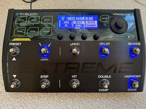 TC-Helicon VoiceLive 3 Extreme vokal- og guitar-effektpedal