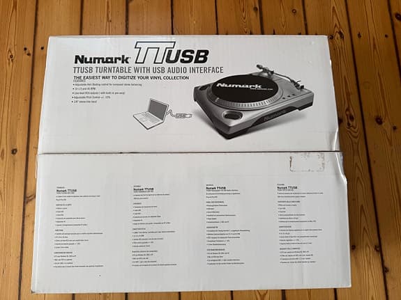 Numark TTUSB pladespiller med USB audio interface