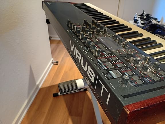 Access Virus TI synthesizer keyboard
