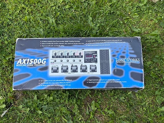 Korg ToneWorks AX1500G guitar multieffekt pedal