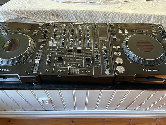 Pioneer djm-800 og cdj-1000mk3