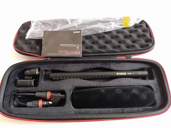 SYNCO Mic-D2 hyperkardioid XLR shotgun-mikrofon med hardcase