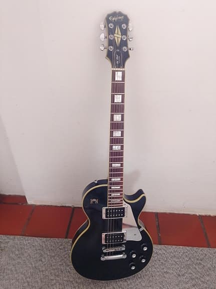 Epiphone Limited Edition Les Paul Custom Electric Ebony Chrome