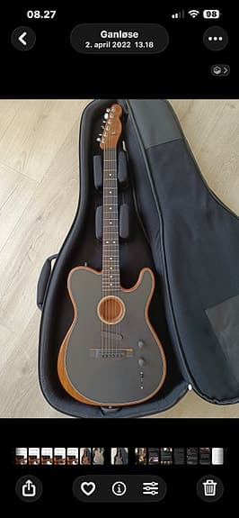 Fender Acoustasonic Telecaster halvakustisk guitar