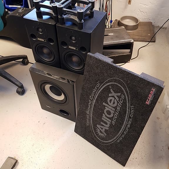 FOSTEX Monitorsæt 2xPM0.5 & PM0.5 SUB MkII & Stands