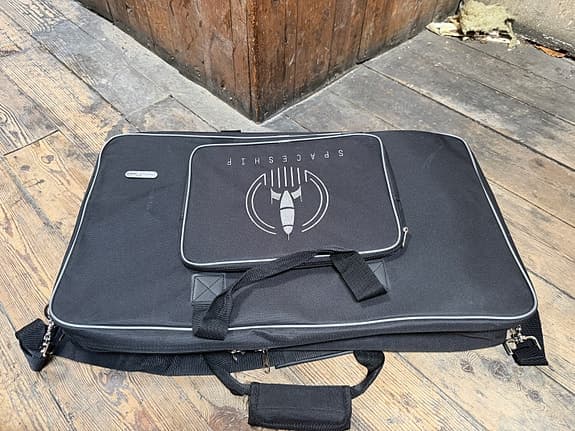 Spacecraft pedalboard med taske guitarudstyr