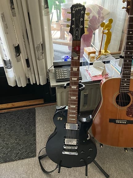 Epiphone Les Paul Studio elektrisk guitar sort