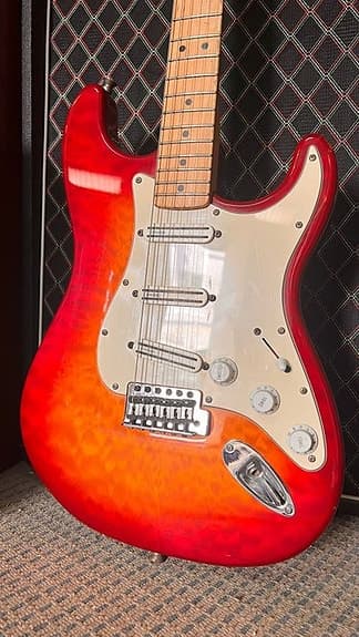 Fender - Stratocaster QMT - - Elektrisk guitar - Mexico - 2002