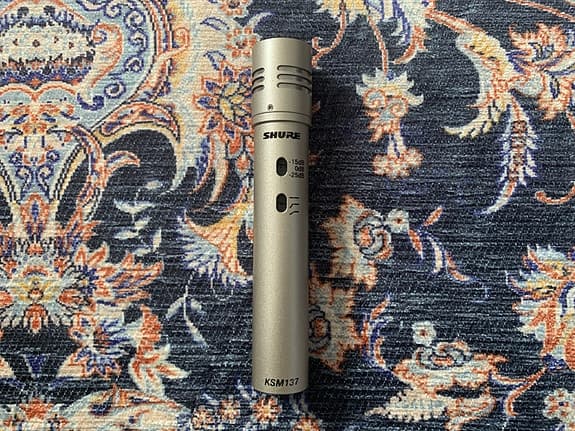 Shure KSM 137 Small Condenser Microphone