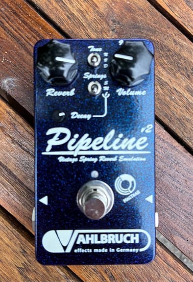 Vahlbruch Pipeline v2 reverb guitar pedal