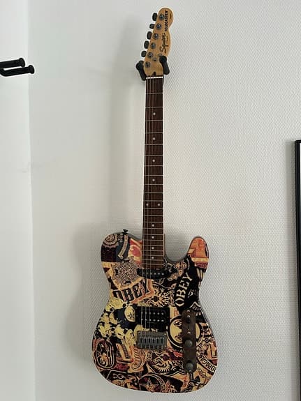 Squier Standard Telecaster – Custom OBEY-design – Humbucker – Guitar