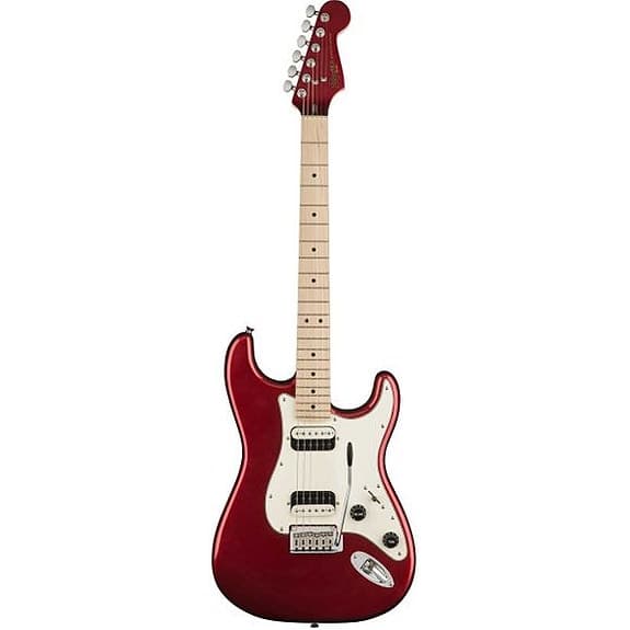 Elektrisk Squier guitar i Candy Apple Red Contemporary Stratocaster