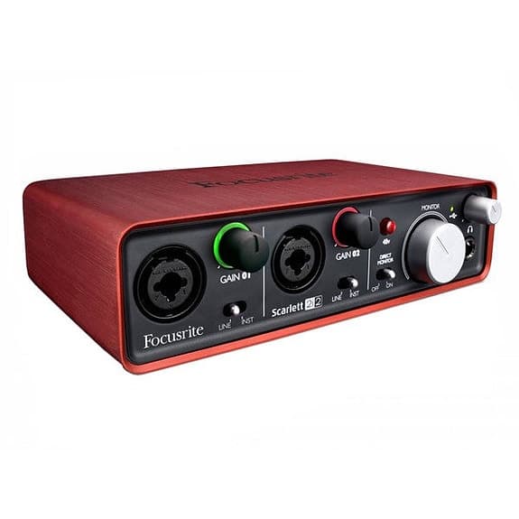 Focusrite Scarlett 2i2 mk2 USB lydkort audio interface