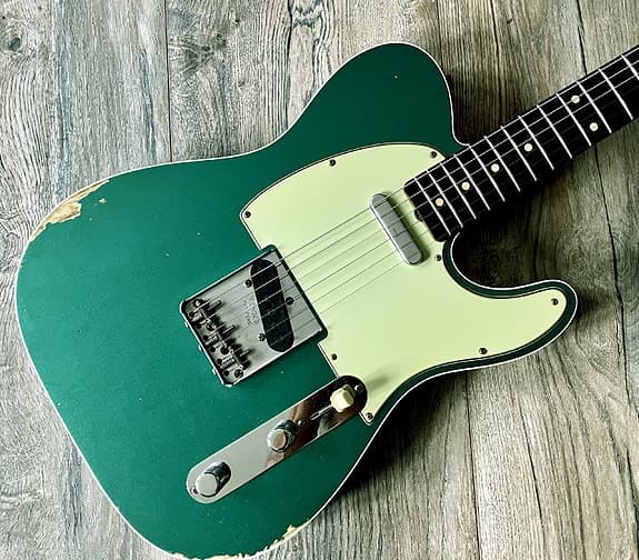 Special Price... Fender Telecaster fra Custom Shop i Sherwood Green Relic finish
