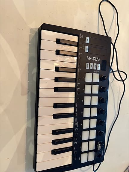 M-VAVE SMK-25 II MIDI keyboard controller 25 tangenter