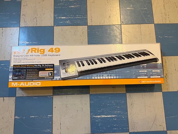 M-Audio KeyRig 49 USB MIDI Keyboard – med original æske