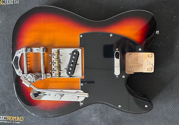 Telecaster body i 3 colour sunburst